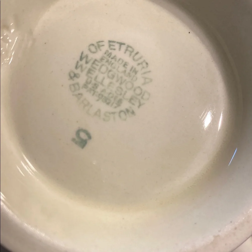 Wedgwood Wellesley Tea set made in England Ivory Pot, Creamer, Sugar Bowl lids